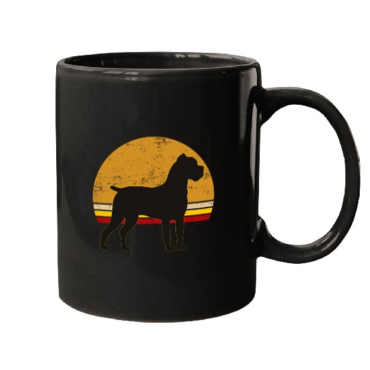 Italian Mastiff Cane Corso Retro 17 Mugs