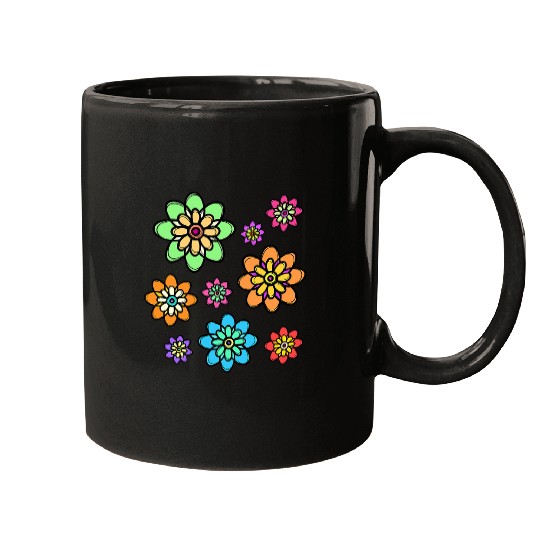 Stylish Pattern Creative Art Modern Artwork Drawing Mugs