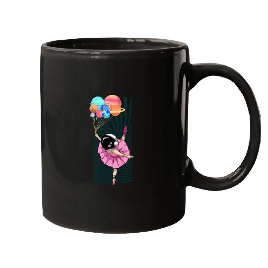 Kids Ballerina Girl Astronaut Mugs