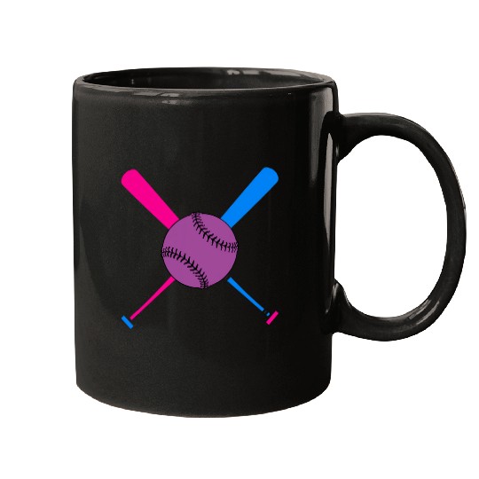Swing Both Ways Baseball Bisexual LGBT Pride Funny Bi LGBTQ Mugs