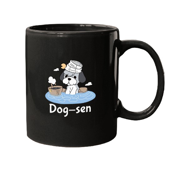 Schnauzer Dogsen Funny Dog Hot Spring Mugs