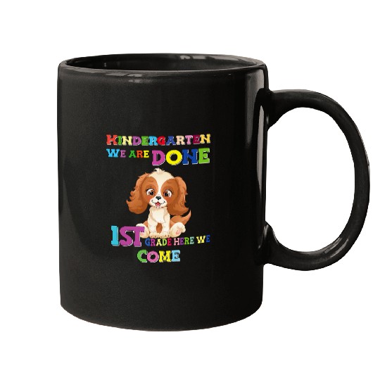 School Enrolment Cocker Spaniel Dog 2 Mugs
