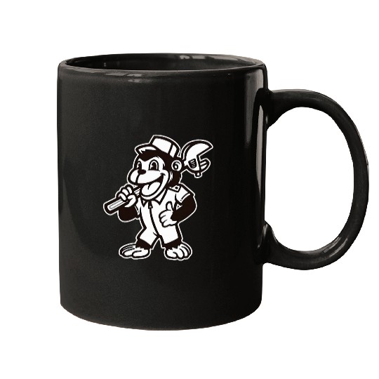 vintages Grease Monkey Mugs