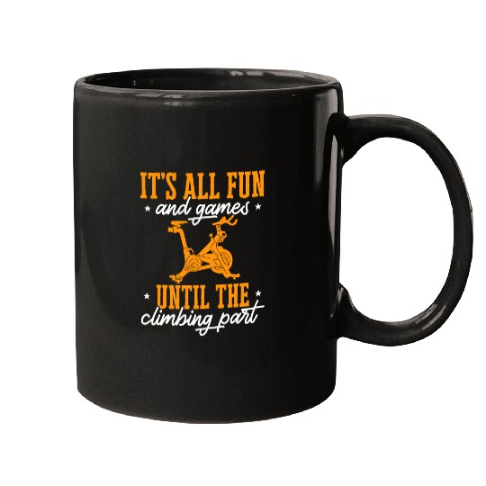 Spin Class Workout Indoor Cycling Spinning 2 Mugs