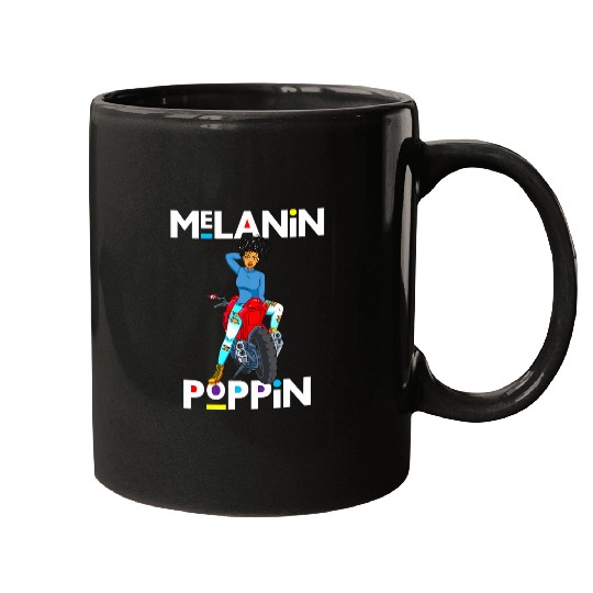 Motorcycle Melanin Bike Women Black Rider Woman Sista Girls 22 Mugs