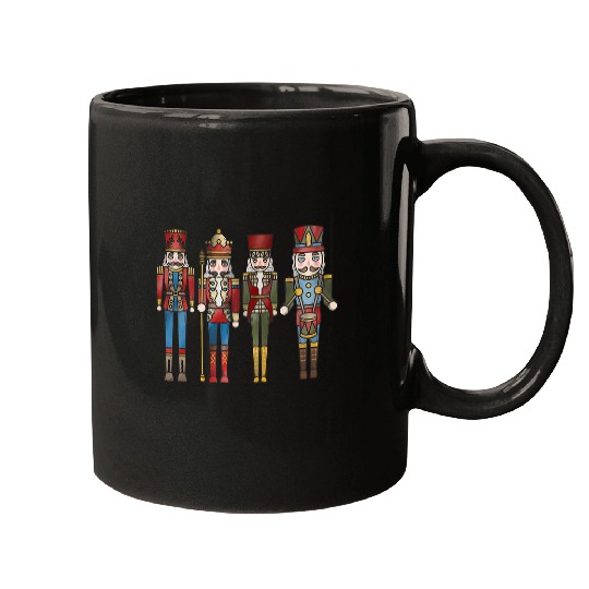 vintages Nutcracker Ballet Dance Matching Holiday Mugs