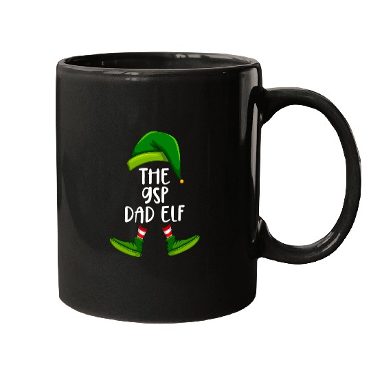 German Shorthaired Pointer Dad Elf Funny Christmas Pajama Mugs