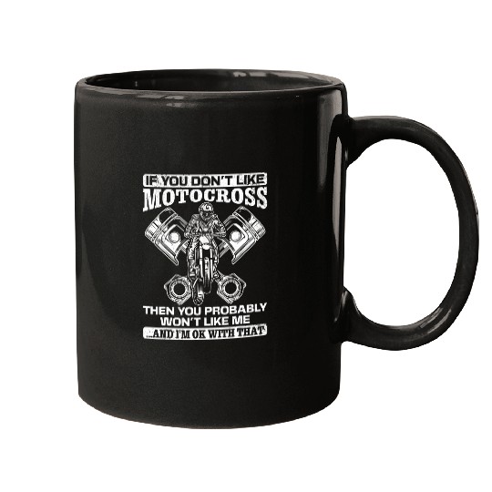 Supercross Motorbike Dirt Bike Rider I Freestyle Motocross Mugs