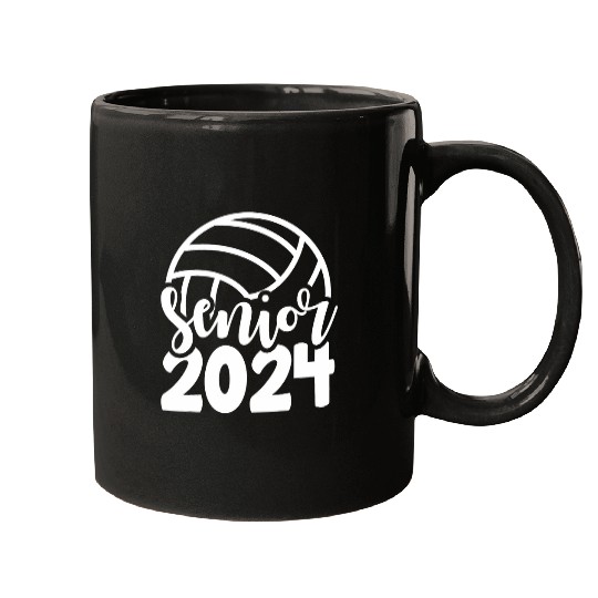 Volleyball Senior Class Of 2024 High School Senior For Girls Mugs