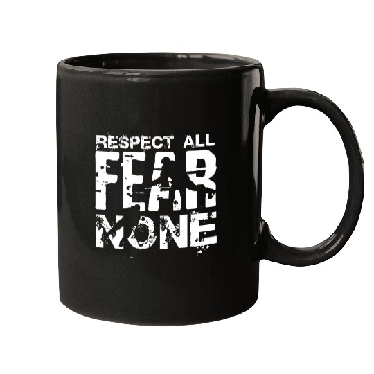 Ice Hockey 2Respect all fear none 2Winter Sport Coach Mugs