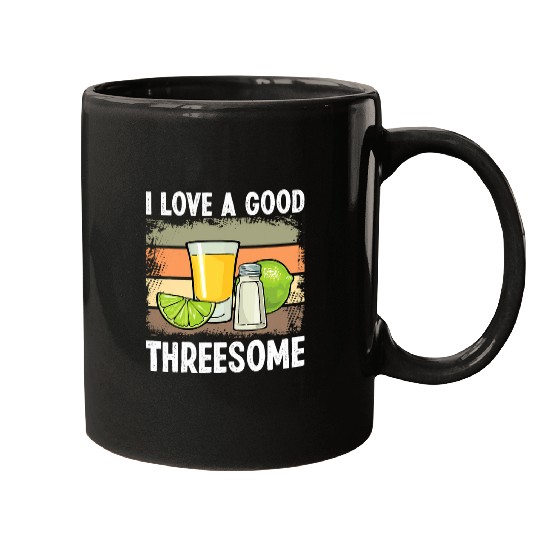 Salt Tequila Lime Love A Good Funny Humor Bartender Mugs