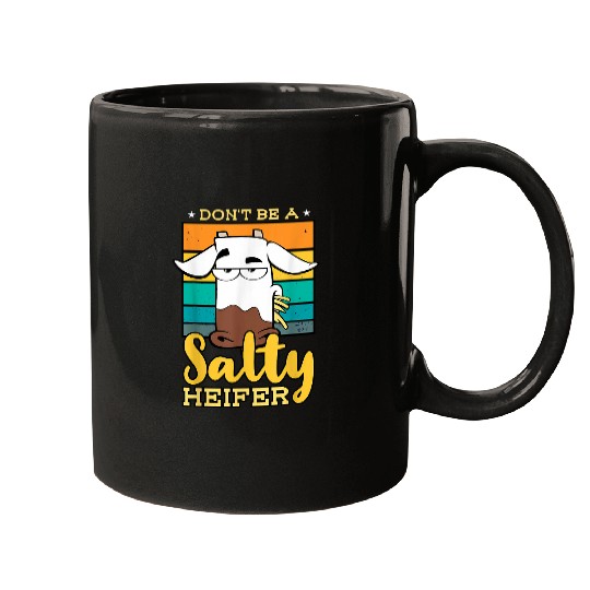 Retro vintages Cow Cow Lover or Farmer Mugs