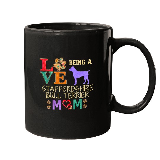 Staffordshire Bull Terrier Design For Staffie Lovers Mugs