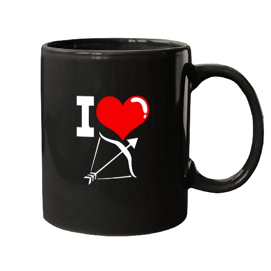 I Love Archery Mugs