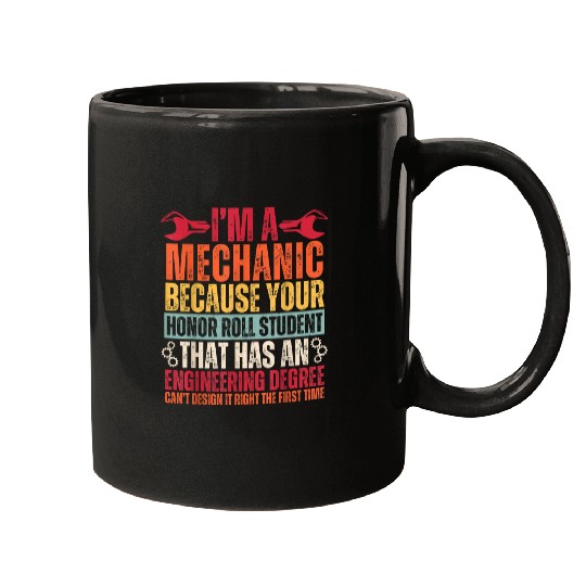 Mechanic Car Guy Mechanics DIY Handyman Garage Repair Shop Mugs