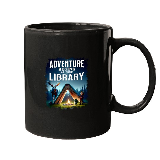Summer Reading Program 2024 Adventure Begins at Your Library 211 Mugs