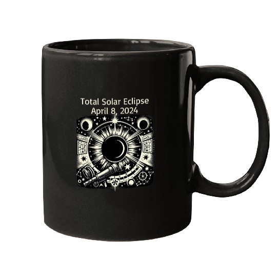 Total Solar Eclipse Astronomer T Astronomy Telescope Mugs
