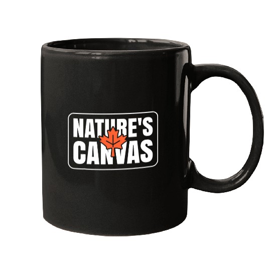 Leaf Peeper autumn foliage autumn peeper Canvas Wall Art 2 Mugs