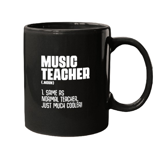Music Teacher Musician Choir Band Orchestra Teacher Singer Mugs