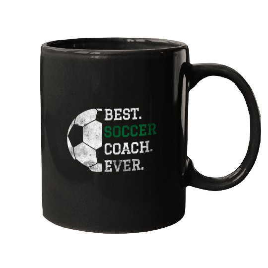 Mens Retro bests Soccer Coachs Ever Soccer Coach Mugs