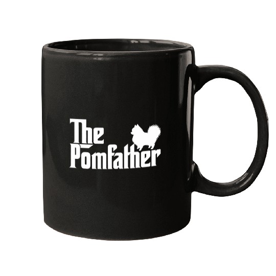 The Pomfather Pomeranian Owner Fathers Day Dog Lover Mugs
