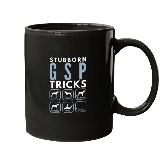 Stubborn German Shorthaired Pointer Tricks Dog Training Mugs