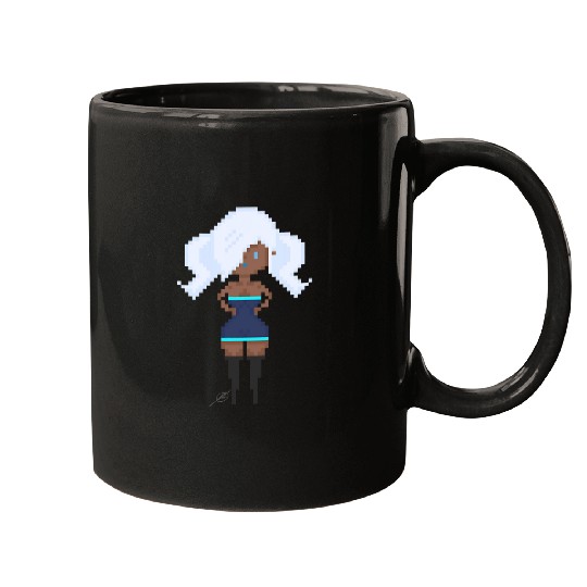 Sue Z June Pixel Art Foamy The Squirrel Mugs