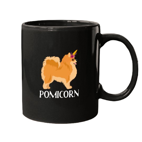 Pomicorn Pomeranian Dog Lover Pet Lover Puppy Owner Mugs