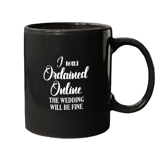Wedding Officiant Fine Internet Ordained Minister Gift Mugs