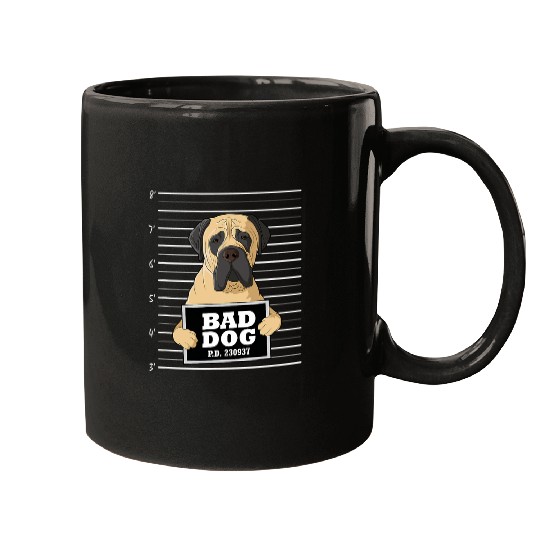 Mastiff mug shot guilty dog Mugs