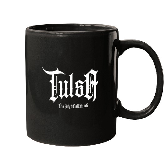 Tulsa Oklahoma Tattoo Lovers Love Tulsa OK Tattoo Art Mugs