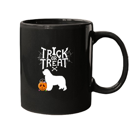 Trick Or Treat Newfoundland Halloween Dog Costume Mugs