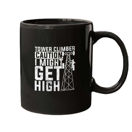 Telecommunications Tower Climbers Essentials Lineman Tools Mugs