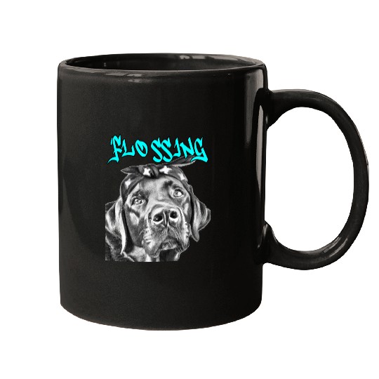 Labrador Lab Dog East coast rappers HIP HOP fashion Labrador Retriever Mugs
