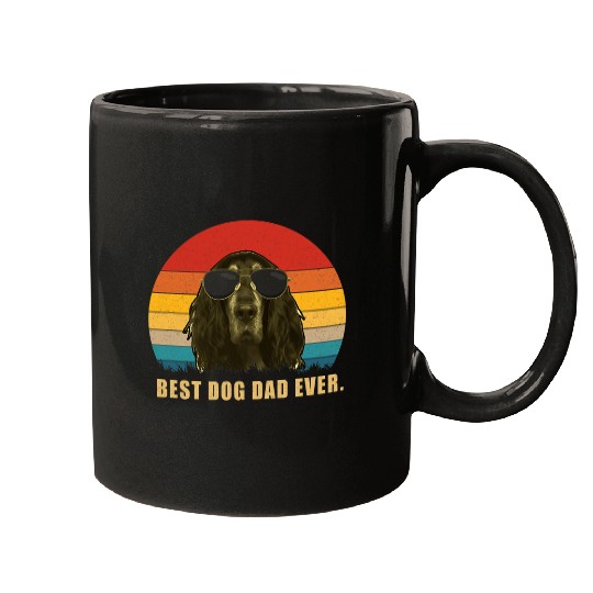 vintages bests Dog Dad Ever T English Setter s Mugs