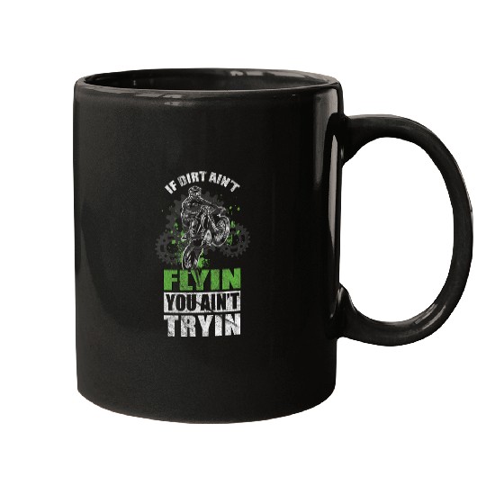 vintages Dirt Bike Motorcycle Supercross MX Motocross Rider Mugs