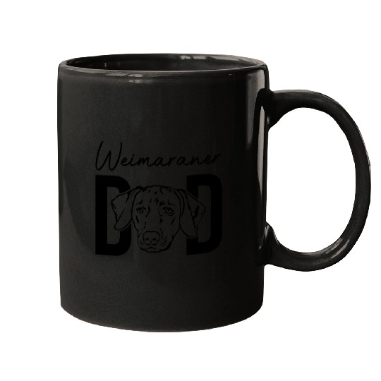 mens weimaraner dad dog lover weimaraner papa dog dad dog daddy Mugs