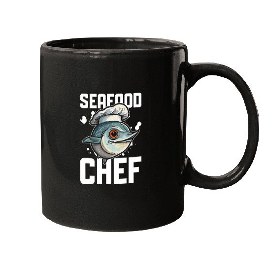 Seafood Chef Delicious Swordfish Hobby Chef Mugs