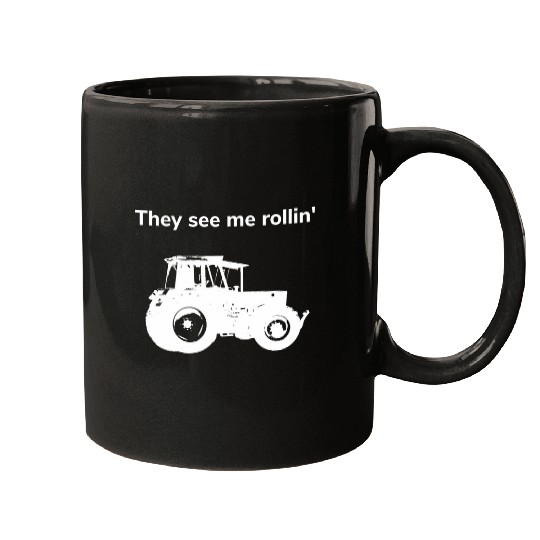 Tractor Driving Farmer Farmer Agriculture Layer Tractor Mugs