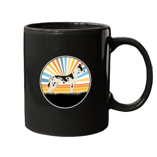 Dog Great Dane 2Dog Mom Dog Dad Retro Sunset Pet 21 Mugs
