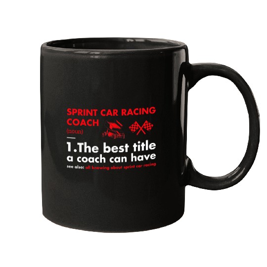 Sport Coachs Definition Sprint Car Racing Mugs