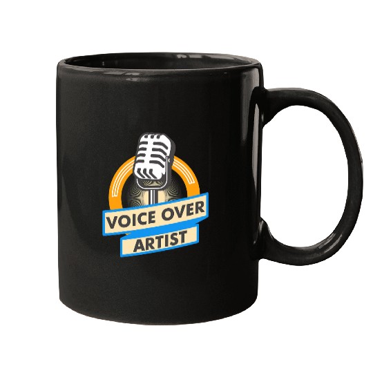 Voice over artist vintages Microphone Mugs