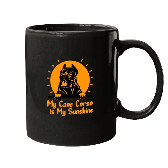 My Cane Corso Is My Sunshine Italian Dog Pet Cane Corso 4 Mugs