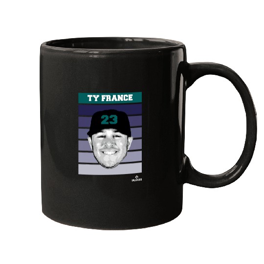 MLBPA Major League Baseball Ty France MLBTFRA2015 Mugs