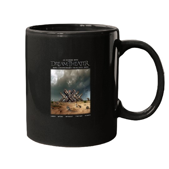 (2 side) Dream   Theater 40TH ANNIVERSARY TOUR Mugs