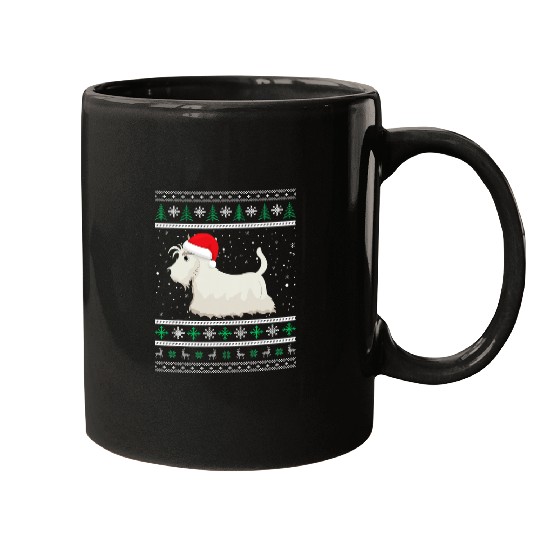 Dog Scottish Terrier Christmas Idea For Women xmass Scottie Dog 7 Mugs