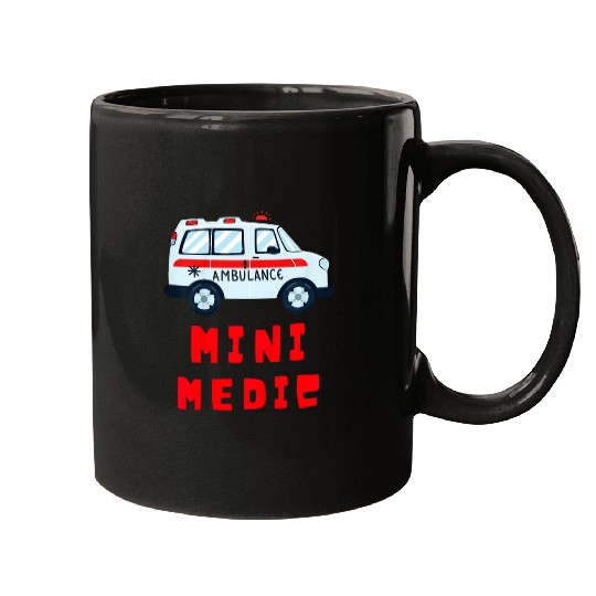 Kids Mini Medic Paramedic Toddler First Responders EMT Kids Mugs