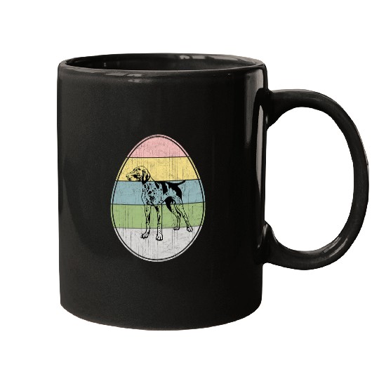 Happy Easter Egg German Shorthaired Pointer Dog Easter Day Mugs