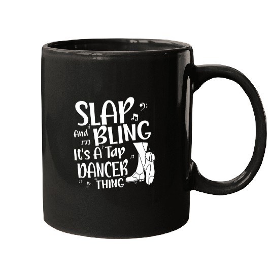 Slap and Bling Tap Dance Mugs
