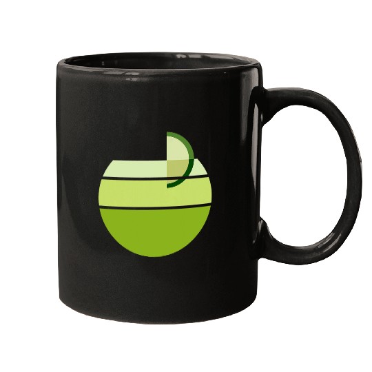 Mimosa Sunrise Minimal Retro Bartender Cocktail Mugs
